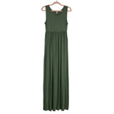 Pink Blush Olive Tank Maxi Dress- Size L