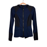 Lululemon Navy/Black Hooded Jacket - Size 4