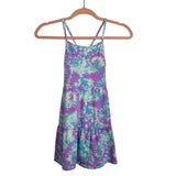 Cat & Jack Blue and Purple Tie-Dye Dress- Size M (8)