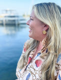 Holly Shae Design Shell Print Belted Dress- Plus Size (fits like 18, sold out online)