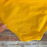 Art Class Yellow Floral Print Bikini and Rash Guard 3 Piece Set- Size  M 7/8Y (see notes, sold as a set)