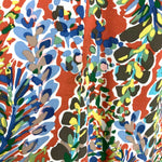 Jodifl Multi-Color Floral Print V-Neck Top- Size M (see notes)
