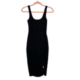 Express Black with Front Slit Tank Dress- Size XXS