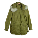 Derek Lam 10 Crosby Removable Fox Fur Trim Thermolite Jacket - Size XS (see notes, Candace wore in her movie Christmas Less Traveled and while filming Unsung Hero!)