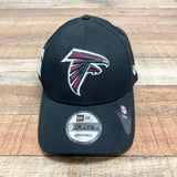 New Era NFL Black Atlanta Falcons Inaugural Game Patch Baseball Cap NWT