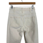 MOTHER SUPERIOR Cream Hustler Patch Pocket Flood Jeans- Size 25
