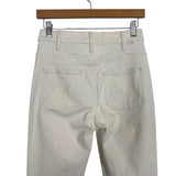 MOTHER SUPERIOR Cream Hustler Patch Pocket Flood Jeans- Size 25