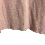 Aerie Pink Slightly Sheer Exposed Seams Pocket Tee- Size L (see notes)