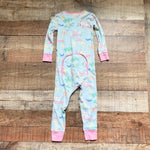 The Beaufort Bonnet Company Light Blue Beach Town Zip Up Pajamas- Size 3T