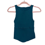 Free People Movement Green Tank with Cutout Back- Size XS/S