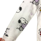 Hanna Andersson Peanuts White Snoopy Heart Two Piece Pajamas- Size 2T (see notes, sold as a set)