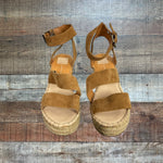 Dolce Vita Shayla Suede Leather Espadrille Sandals- Size 9.5 (see notes)
