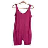 Poshdivah Pink Athletic Onesie NWT- Size XL