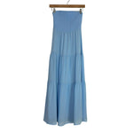 Grace Karin Light Blue Strapless Maxi Dress NWT - Size S (See Notes)