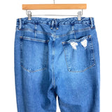 Good American Distressed Step Fray Hem Jeans- Size 15 (Inseam 30")