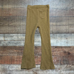 ZARA Olive Ribbed Front Pocket Pants- Size 2-3 Years