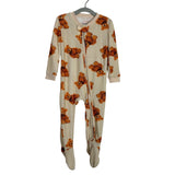 Posh Peanut Teddy Bear Zip Up Pajamas - Size 18-24M