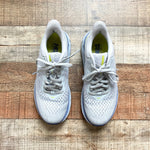 HOKA Grey/Neon Sneakers- Size 7 (see notes)