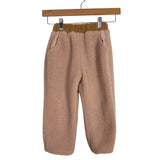 Zara Tan/Blush Color Block Fleece Zip Pullover and Lined Fleece Pants Set-Size 4-5Y (see notes, sold as a set)