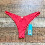 Beach Bunny Red Serena Tango Bikini Bottoms NWT- Size XL (we have matching top)