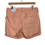 Old Navy Peach Lycra Denim Distressed Mid-Rise Shorts NWT- Size 10