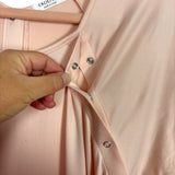 Ekouaer Pink Delivery/Nursing Gown- Size M