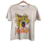 Daydreamer Def Leppard Cropped Tee- Size S