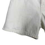 ZARA White Denim Shorts- Size 10 (see notes)