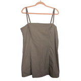 Abercrombie & Fitch Brown Gingham Dress with Shorts NWT- Size XL