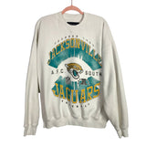 Abercrombie & Fitch White Oversized Jacksonville Jaguars Sweatshirt- Size M (see notes)