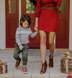 Ugg Leather/Suede Velcro Boots-Size 10 (see notes)