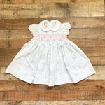 Beaufort Bonnet Company Flowers and Bows with Back Bow Smocked Dress- Size 3T