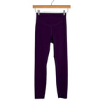 Lululemon Deep Purple Leggings - Size 4 (Inseam 24")