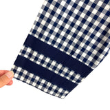 Sail to Sable Navy and White Checkered Dress- Size XXXL (see notes)