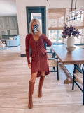 Free People Beach Brown Ribbed Front Pocket Maxi Hi/Low Cardigan- Size XS (sold out online)