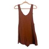 Forever21 Brick Button Front Romper- Size S (see notes)
