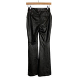 Spanx Black Faux Leather Flare Pants- Size S Petite (Inseam 31”)