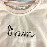 Maxwell Monograms Cream Liam Sweatshirt Bubble- Size 2T (see notes)