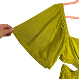 Free People Lime Side and Back Cutout Dress- Size S