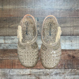 Cat & Jack Glitter Jelly Shoes - Size 9 Kids