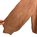 Listicle Camel Sweater - Size M