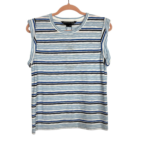 Veronica Beard Jeans Marine Multi Free Muscle Tee NWT - Size S