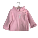 Widgeon Pink H Polartec Fleece Hooded Jacket- Size 12M (see notes)