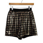 Lili Sidonio Black and Gold Sequin Shorts- Size XS (sold out online, we have matching top)