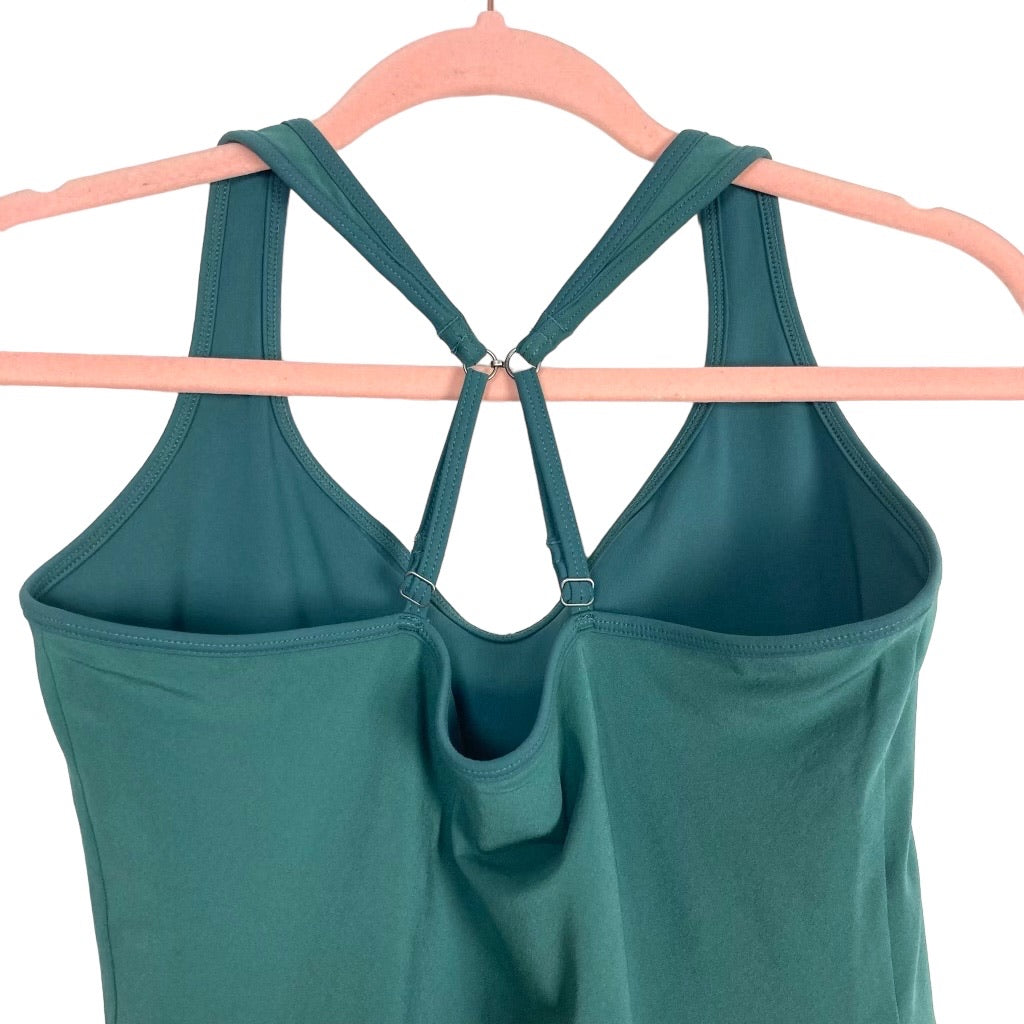 abercrombie and fitch traveler mini dress Abercrombie & Fitch Green Sweetheart Traveler Mini Dress- Size M Petit –  The Saved Collection
