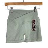 VertVie Sage V Crossover Waist with Cinched Butt Biker Shorts NWT- Size S