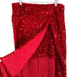 Eloquii Red Sequin with Twist Detail Skirt NWT-Size 14 (sold out online)