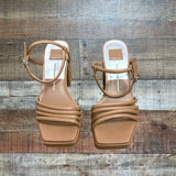 Dolce Vita Brown Ankle Strap Block Heel Avery Sandals- Size 7.5 (Like New Condition)