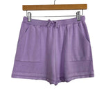 Zesica Light Purple Knit Top and Shorts Set- Size S (sold as a set)