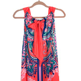 Lilly Pulitzer Hollyn Floral Print Back Tie Maxi Dress- Size 12